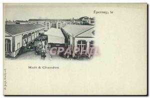 Old Postcard Folklore Wine Vineyard Harvest Champagne Epernay Moet et Chandon