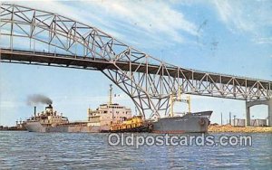 Harbor Bridge Corpus Christi, Texas USA Ship 1962 