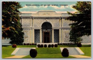 Vintage Tennessee Postcard - Brooks Memorial  Art Gallery   Memphis