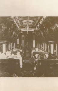 Pullman Palace Hotel Carriage Car Railroad Locomotive UPCC RPC Postcard