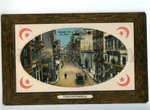 241108 TURKEY CONSTANTINOPLE Pera street Vintage embossed