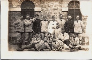 World War 1 Group Of Soldiers Army WW1 Military RPPC C296