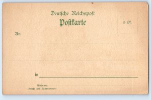 Thuringia Germany Postcard Wilhelms-Platz Cathedral Greetings from Erfurt c1905