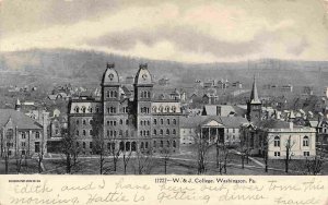 Washington & Jefferson College Washington Pennsylvania 1907 postcard