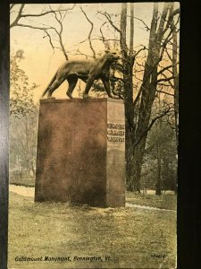 Vintage Postcard 1907-1915 Catamount Monument Bennington Vermont