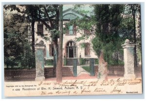 1906 Residence Of Wm. H. Seward Auburn New York NY Posted Postcard