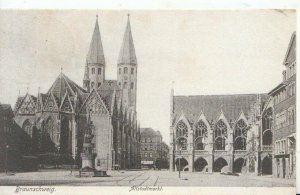 Germany Postcard - Braunschweig - Altstadtmarkt - Ref 1930A