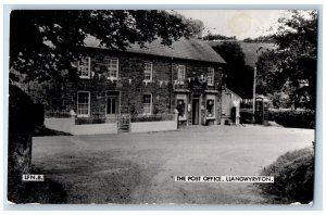 Llangwyryfon Ceredigion Wales Postcard The Post Office 1970 RPPC Photo