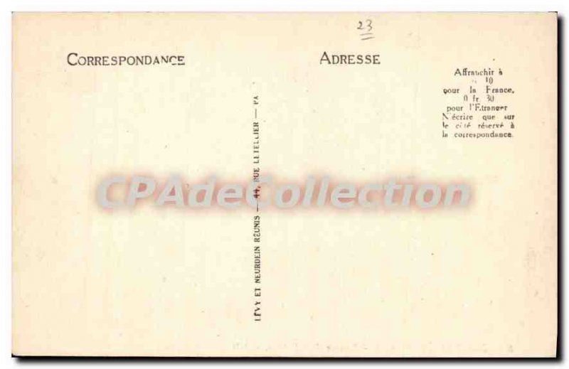 Postcard Ancient Ruins Montaigut Du Chateau