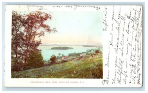 1905 Canadarago Lake Near Richfield Springs NY PMC Posted Antique Postcard