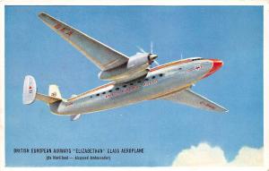 B57198 airplains avions British European Airways Elizabethan