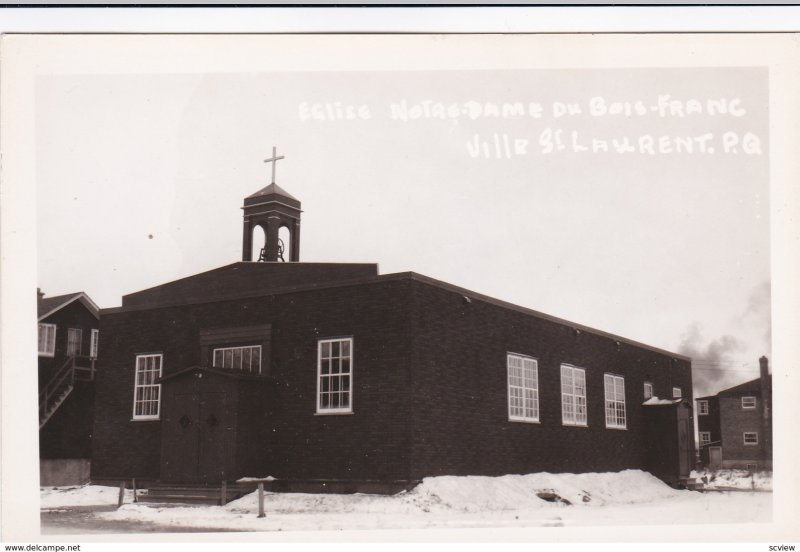 RP: VILLE ST. LAURENT, Province of Quebec, Canada, 30-40s; Eglise Notre-Dame ...