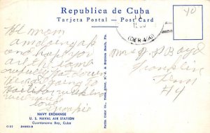 Navy Exchange Guantanamo Bay Cuba Postcard