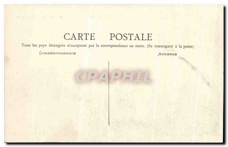 Old Postcard Chastellux Chateau Les Cygnes