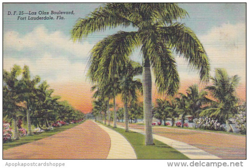 Las Olas Boulevard Fort Lauderdale Florida Curteich