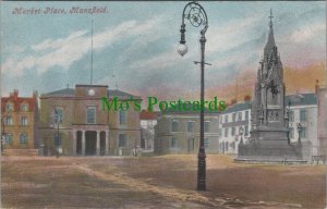 Nottinghamshire Postcard - Mansfield Market Place  RS37255