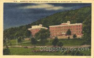 Memorial and Crippled Children's Hospital, Roanoke, VA Medical 1953 