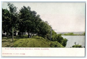 c1905 Scenic View River Rock River Assembly Dixon Illinois IL Unposted Postcard