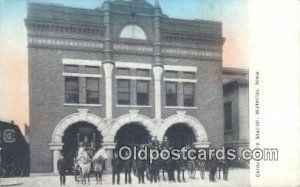 Central Fire Station Waterloo, IA, USA Writing on back 