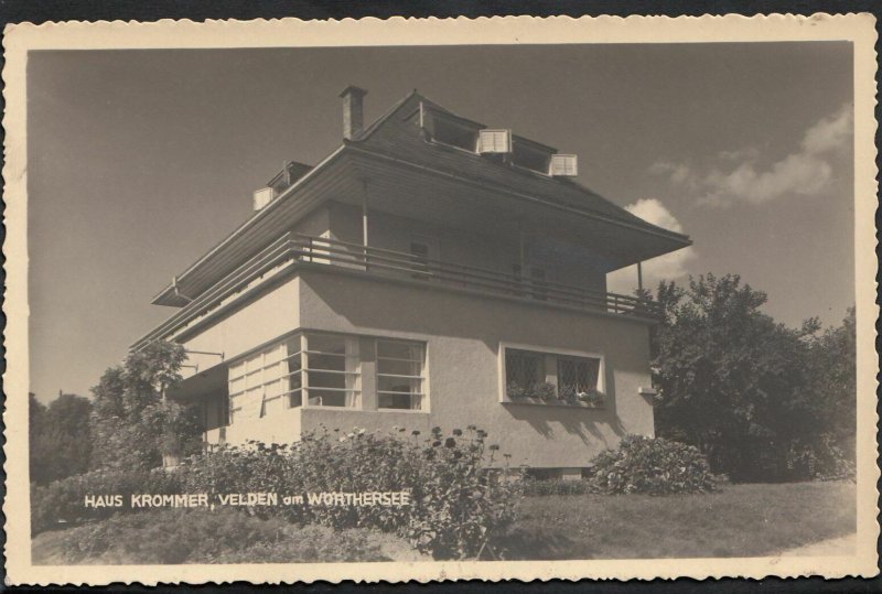Austria Postcard - Haus Krommer, Velden Am Worthersee   BT335