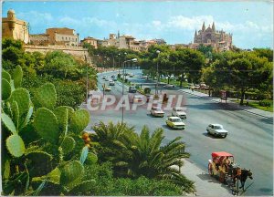 Modern Postcard Palma de Mallorca