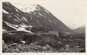 ALASKA GOVERNMENT RAILROAD~HIGH TRESTLE BRIDGE MILE 49~1920s REAL PHOTO POSTCARD