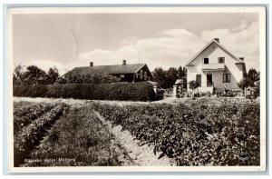 Mölltorp Vastra Gotaland Sweden Postcard Galsebo Skola c1940's RPPC Photo