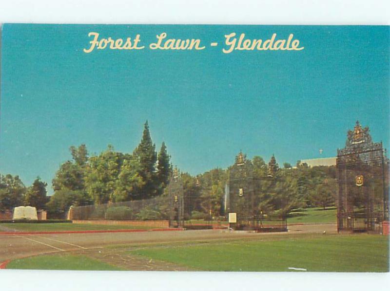 Pre-1980 PARK SCENE Glendale - Los Angeles California CA AF7285@