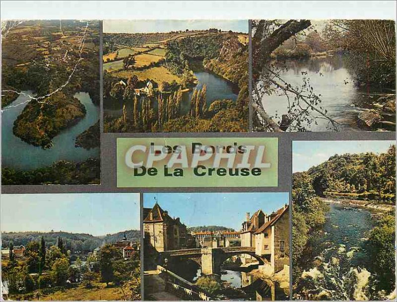Modern Postcard La Vallee Creuse Crozant La Boucle du Pin Glenic La Celle-Dun...