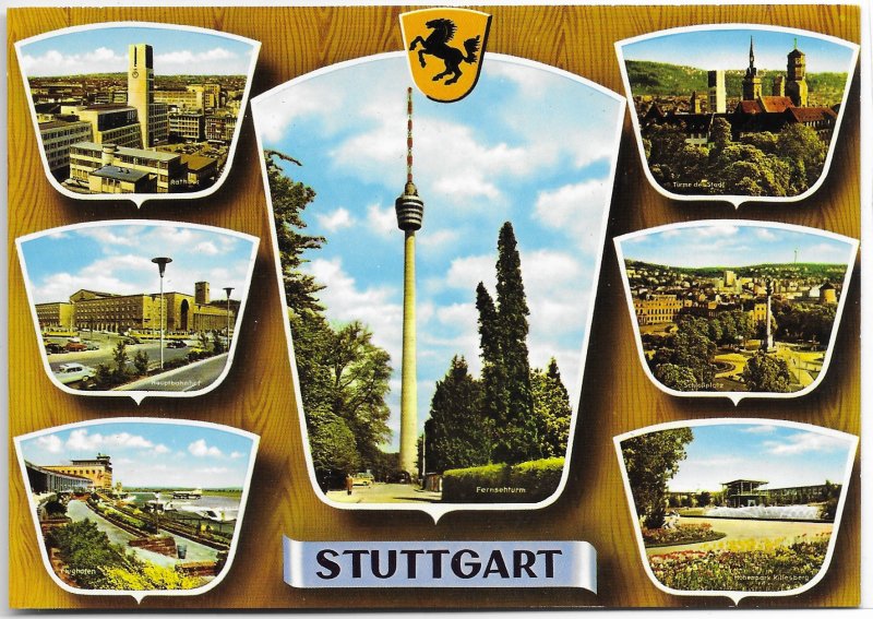 Stuttgart Germany.  Unused. Scenes of the City.  Nice