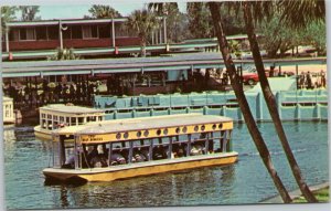 Silver Springs Glass Bottom Boat Chief Billy Bowlegs Florida postcard