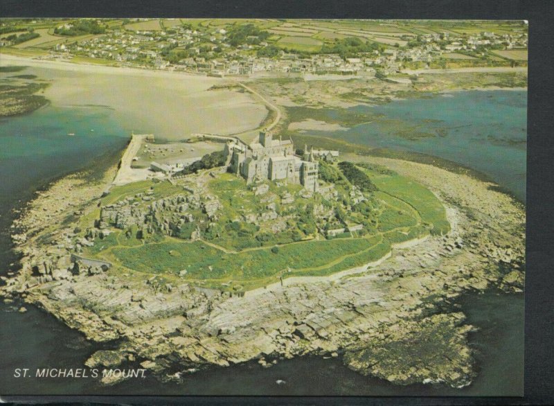 Cornwall Postcard - Aerial View of St Michael's Mount, Marazion   RR6680