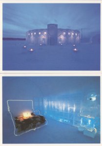 Ice Hotel Icehotel At Night Sweden Interior2x Mint Postcard s