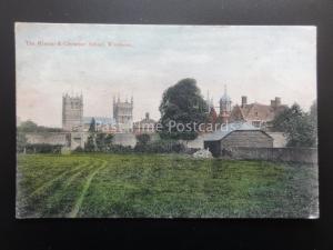 Dorset WIMBORNE The Minster & Grammar School c1905 Postcard