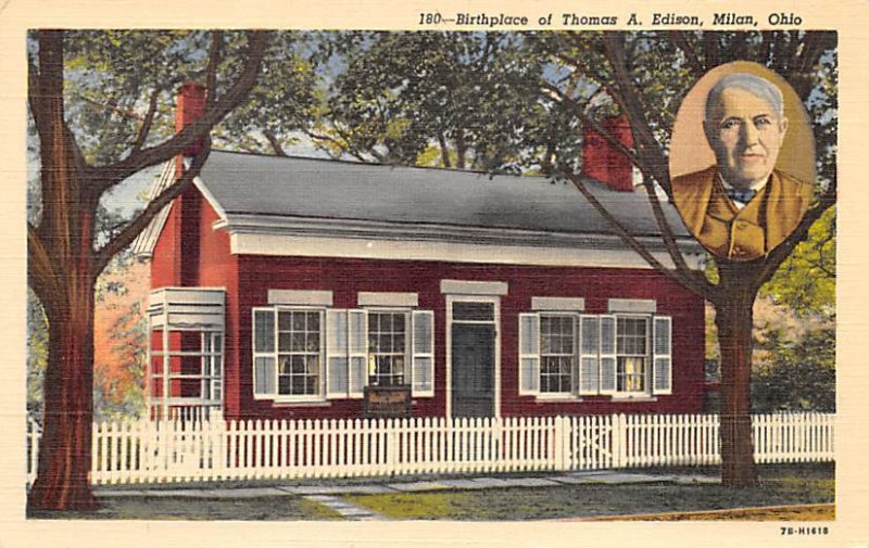 Birthplace Thomas A. Edison Milan, Ohio USA View Images 