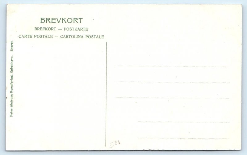 Copenhagen - Marmorkirken DENMARK Postcard