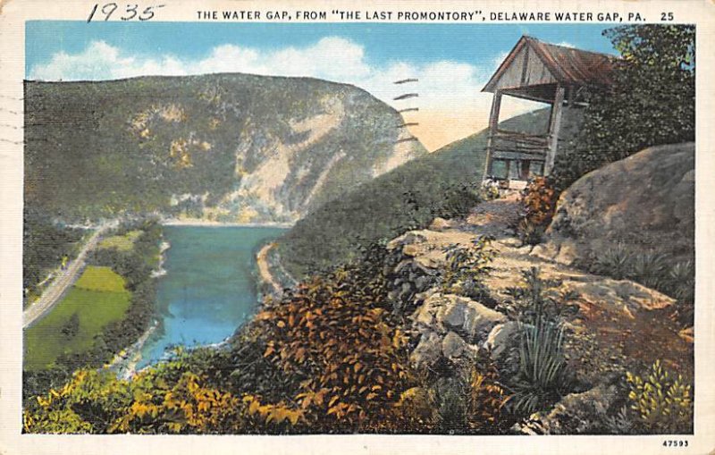 The Water Gap, from The Last Promontory Delaware Water Gap Pennsylvania, PA