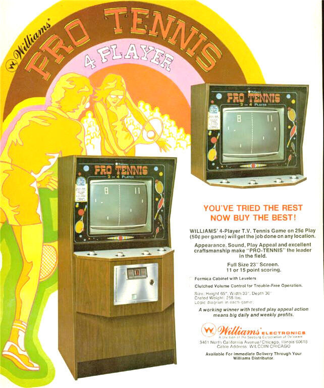 Vintage Tennis Game On Television