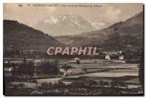 Old Postcard Argeles Gazost View to the Mountains of Azun