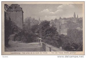 Vue Prise De La Route De Treves, Von Der Trierer Strasse Gesehen, Luxembourg,...