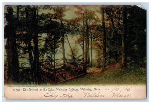 1905 The Retreat On Lake Forest View Wellesley College Massachusetts MA Postcard