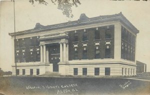 Postcard RPPC C-1910 Illinois Aldo Mescer William & Vashti College IL24-1125