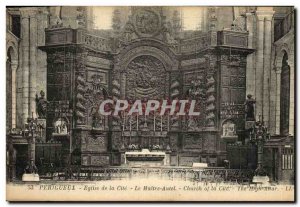 Old Postcard Perigueux The Church of Saint Etienne de la Cite The high altar