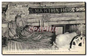 Old Postcard Tarascon Tomb of Ste Marthe