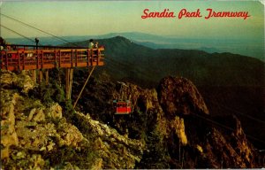 Sandia Peak Aerial Tramway Albuquerque New Mexico Postcard Standard View Card