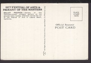 California Laguna Beach, 1977 Festival of Arts & Pageant of the Masters - Chrome