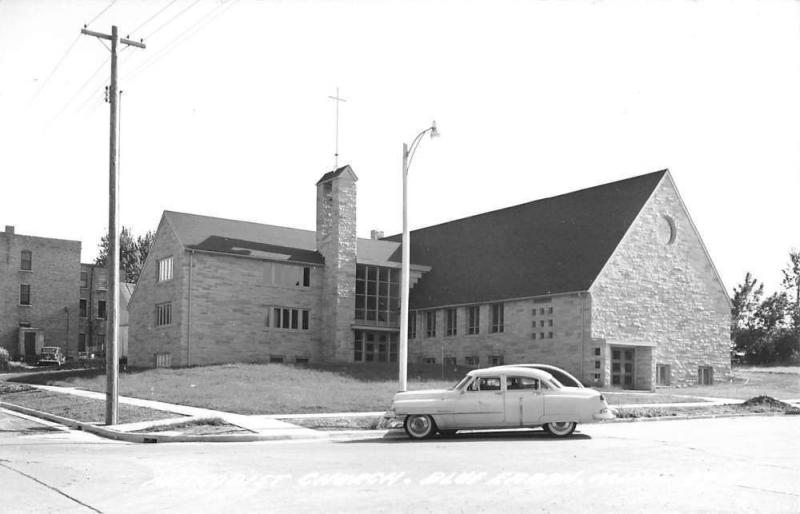 Blue Earth Minnesota Methodist Church Real Photo Antique Postcard K15982