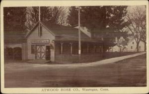 Wauregan CT Atwood Hose Co Fire Station c1910 Postcard