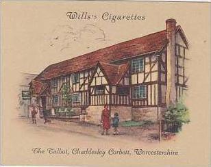 Wills Cigarette Card 2nd Series No 34 The Talbot Chaddesley Corbett Worcester...