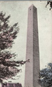 Vintage Postcard Bunker Hill Monument Battle Memorial Boston Massachusetts MA